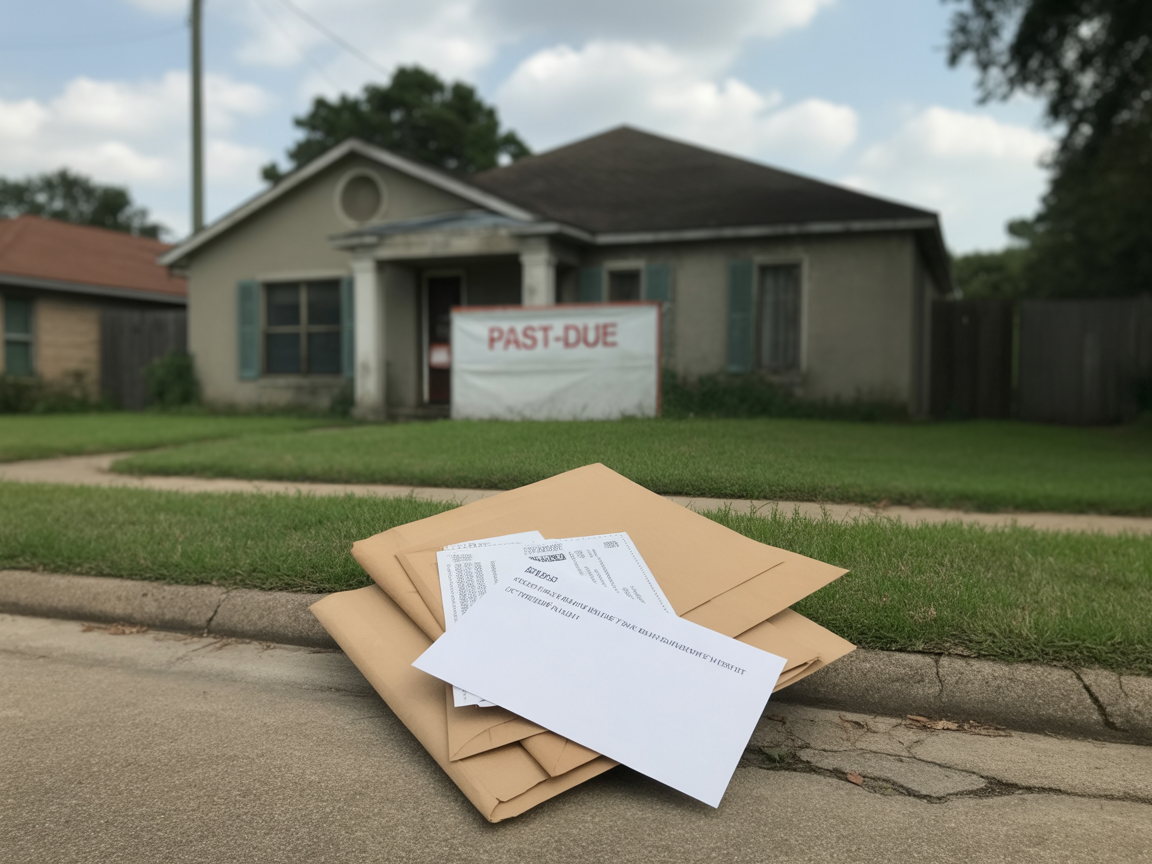 Home in foreclosure situation